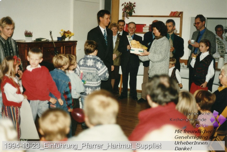 1994-10-23 Einführung Pfarrer Hartmut Suppliet
